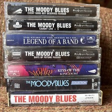 The Moody Blues CASSETTE COLLECTION - 7x CASSETTE LOT