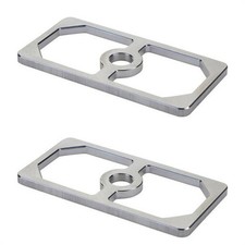 14 Inch Aluminum Extruded Leaf Spring Lowering Blocks - 2 Pack