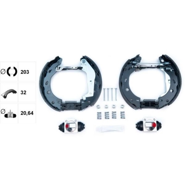Textar Bremsbackensatz Bremsbacken Hinten FüR Smart Fortwo Coupe 450 City-Coupe-image