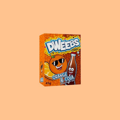 Dweebs Candy Orange & Cola 1.6oz (Pakistan) Exotic Snacks