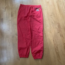 VTG MARLBORO Adventure Team Red Trackpants size Large Marlboro Windbreaker Pants