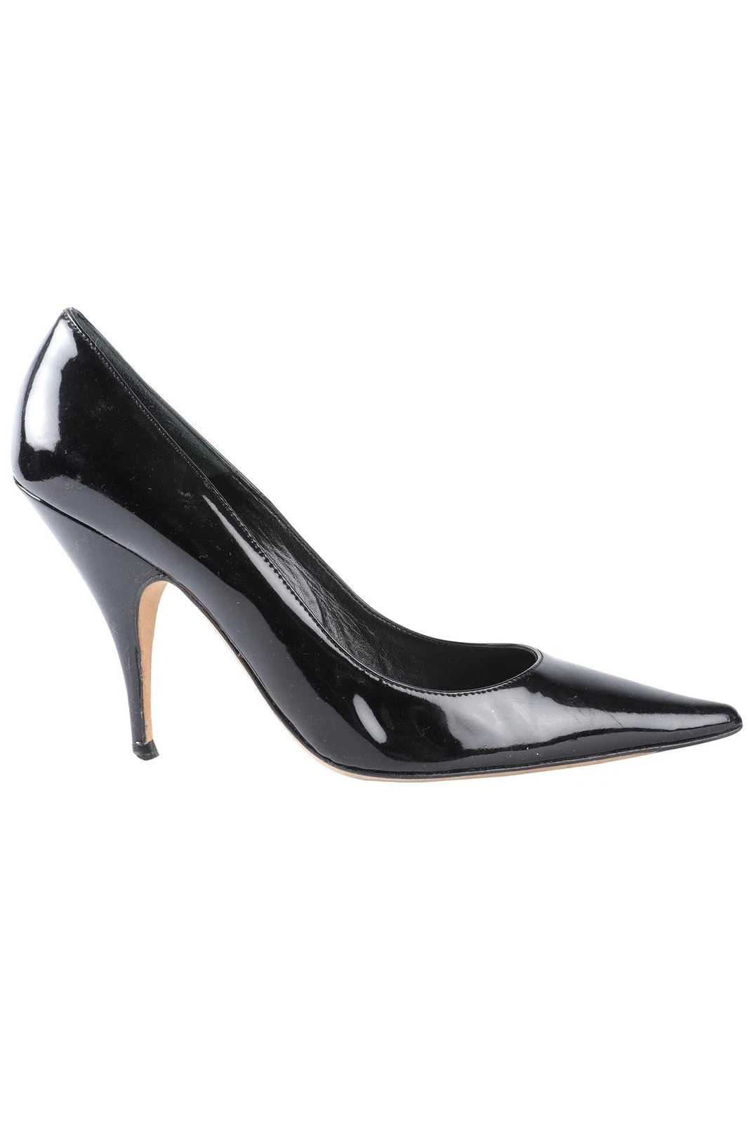 ESCARPINS CHRISTIAN DIOR CUIR VERNI NOIR EU 37,5 UK 4,5 US 7,5