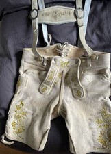 Hirschlederhose Meindl Tracht Lederhose Gr. 4...