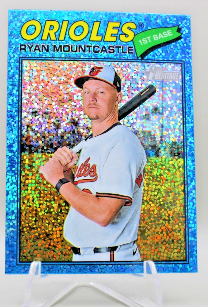 2026 Topps Heritage - Ryan Mountcastle #131 Light Blue Sparkle Orioles