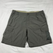 RedHead Brand Co Mens Cargo Shorts Size 40 Gray Olive Green Outdoor Hiking