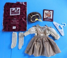 1994 Addy Birthday Outfit Pleasant American Girl Doll Dress Snood Socks LNIB