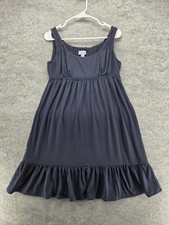 Ann Taylor LOFT Dress Womens S Blue Tank Sundress Knee Length Scoop Neck