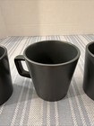 Stone & Lain Stoneware Coffee Mugs Set Of 4 Matte Grey EUC 3.5”x3.5” — photo 3