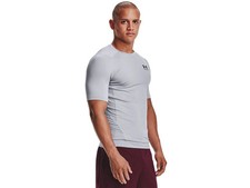 Under Armour Men's HeatGear Armour Compression Short Sleeve - Mod Gray - 1361518