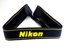 Nikon Neck Shoulder Strap D Series Yellow Black Digital SLR Camera Classic Japan