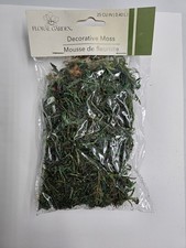 SuperMoss Forest Dried Decorative Moss for Models Plants, Natural Green, 25 rams