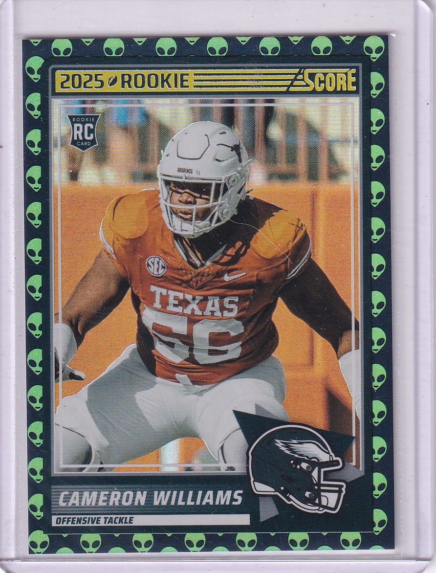 Cameron Williams Panini Score #66 Extraterrestrial