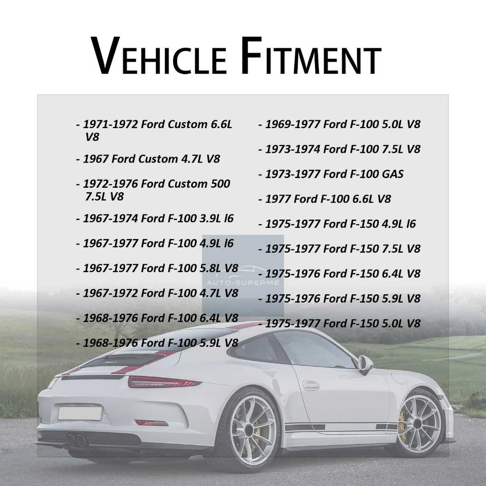 Bomba de dirección asistida para Ford Country Squire 1969-1973 4,1 L Foto 4 de 4