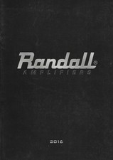 Catalog - Randall - Amplifiers - Product Line Overview - 2016 Brochure (MU73)