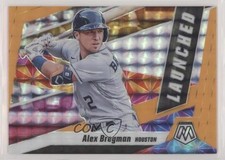 2021 Panini Mosaic Launched Fluorescent Orange Prizm 8/99 Alex Bregman #L4 0i1b