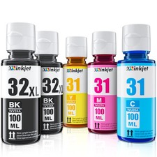 Osinkjet 31 32XL Ink Bottle Set Compatible for HP Smart Tank 5000 6001 7301 7...