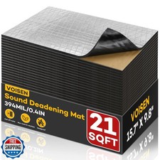 VOISNE Sound Deading Material for Cars,394 mil 10mm 21 sqft Sound Deadening,