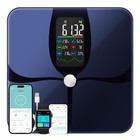 Rechargeable Large Display Weight Scale Body Scale Bathroom Scale Heart Rate App