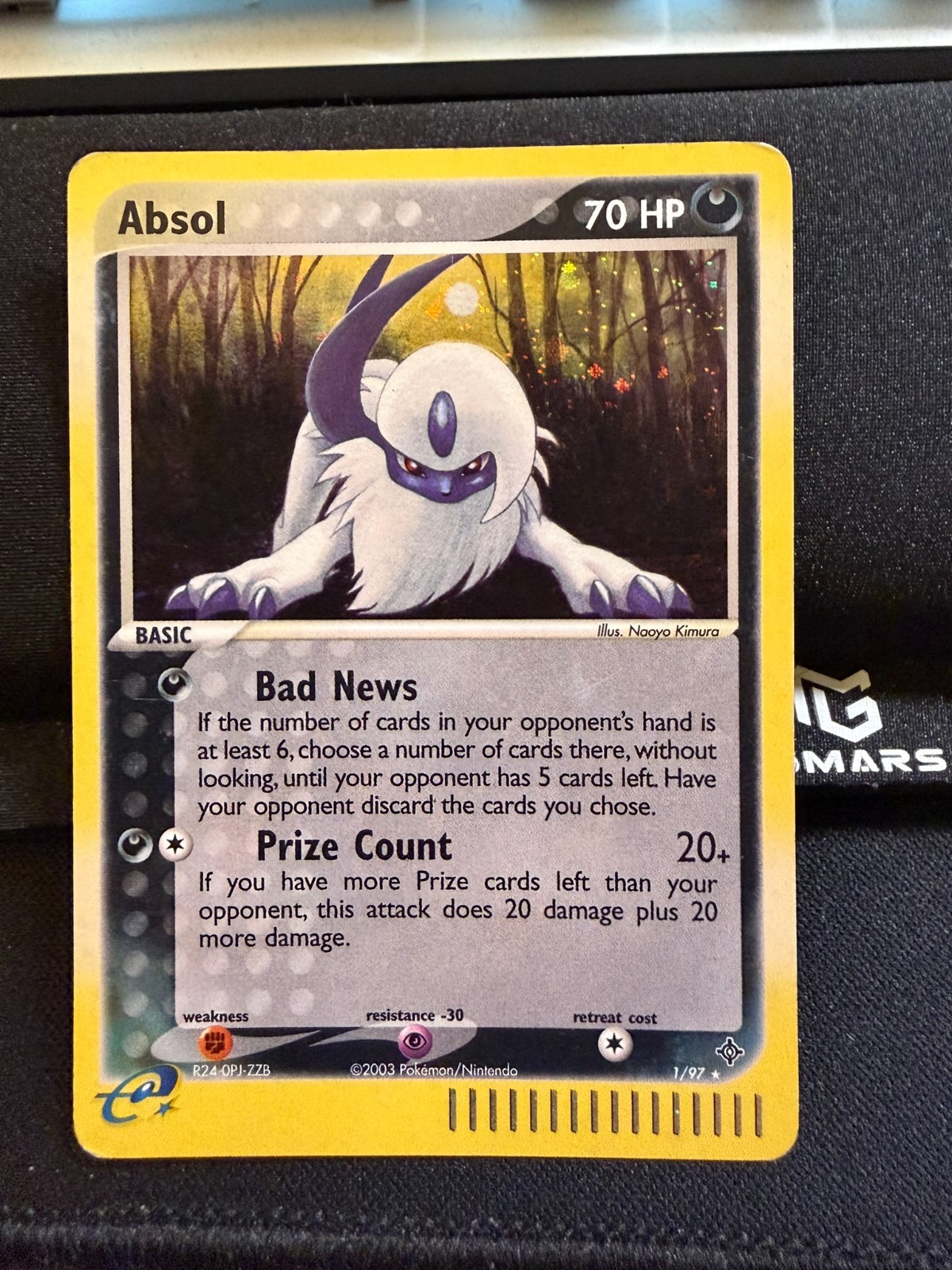 Pokemon Ex Dragon Absol Holo Rare (1/97) LP