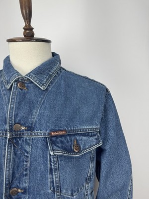 Vintage 90s Marlboro Classics Denim Jacket Men Medium Blue Trucker