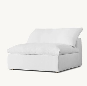Housse De Canapé Restoration Hardware Cloud Luxe Sans Bras – Lin Sable – Neuf