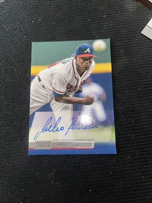 2014 Stadium Club Autograph #SCAJT Julio Teheran