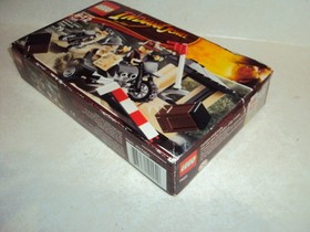 INDIANA JONES LEGO 7620 MOTORCYCLE CHASE RETIRED SEALED 2008 THE LAST CRUSADE