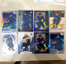 Jimmy Snuggerud St. Louis Blues Rookie/Prospect 8-Card Lot
