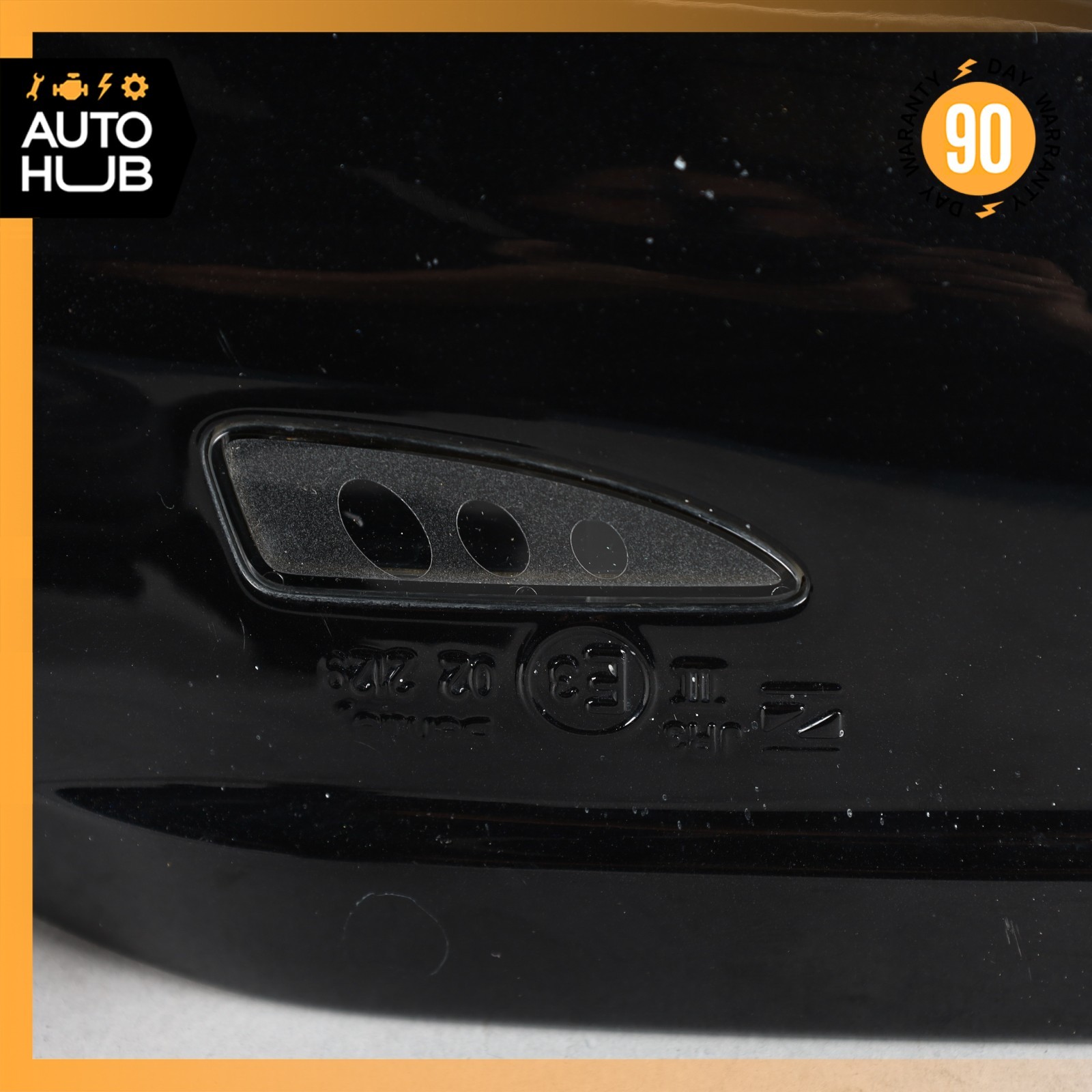 14-18 Bentley Flying Spur Left Rear View Door Mirror Black 4W1857409A OEM