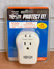 TRIPP LITE Protect It  Travelcube Outlet Portable Surge Protector w/Tel Modem
