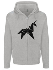 Blade Runner Unicorn Mens Zip Up Hoodie