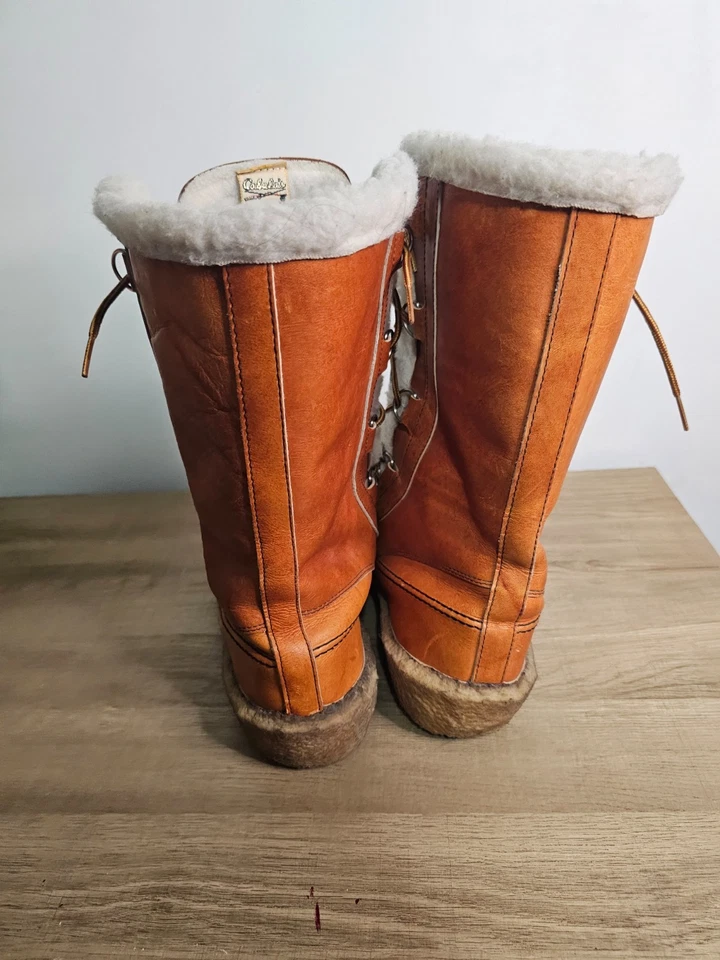 Botas Mocasín Cabela's Hechas en Canadá Cuero Piel de Oveja Para Mujer Talla 9 6464 Foto 3 de 4