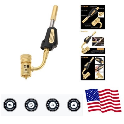Multi-Purpose Propane Torch with 360° Rotation & Self-Ignition - Perfect for DIY