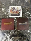Langrisser Re:Incarnation Tensei (Nintendo 3DS, 2015) COMPLETE CIB W/ SOUNDTRACK