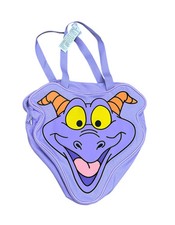New Disney Parks Figment Face Canvas Bag Jumb...