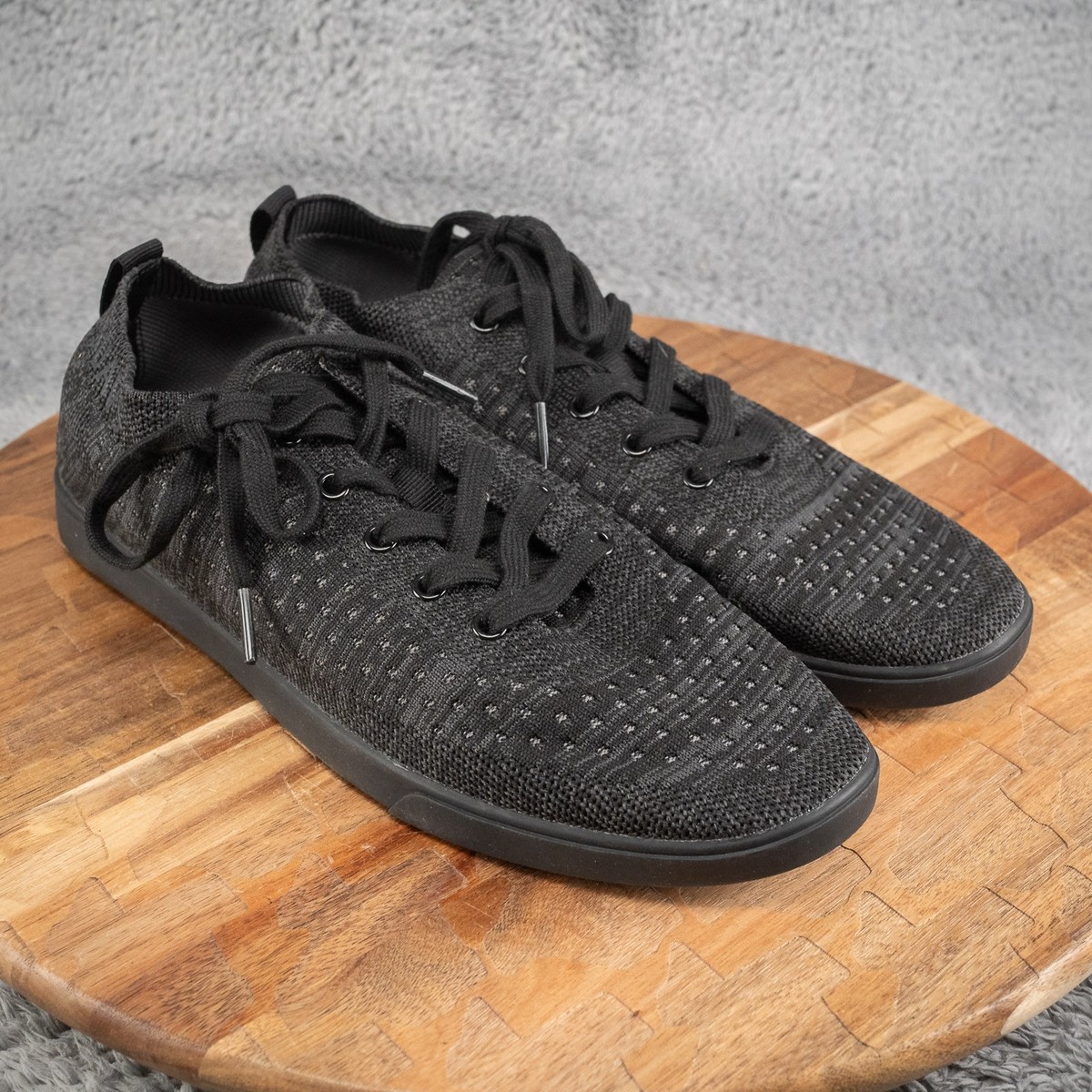 SUAVS The Zilker Black Lace Up Men