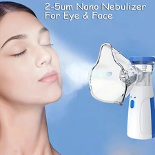 Portable Nano Handy Facial Steamer Cool Mist Humidifier Skin Hydrating Spray