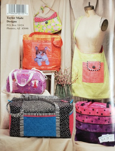 Easy to Make Totes with Zippers by Cindy Taylor Oates, 2003 book - Picture 3 of 3