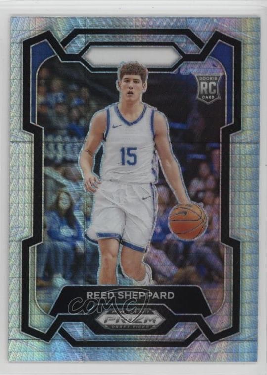 2024-25 Panini Prizm Draft Picks Hyper Prizm Reed Sheppard #21 y6t
