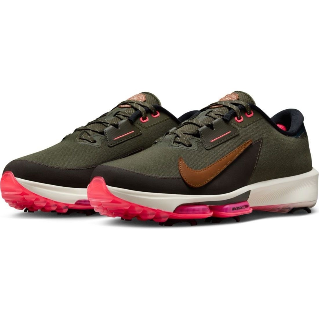 Nike Air Zoom Infinity Tour 2 Khaki Green Golf Shoes, FQ8325-300 Sz 12