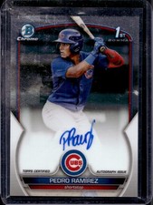 Pedro Ramirez 2023 Bowman Chrome #CPA-PR 1st Prospect Auto