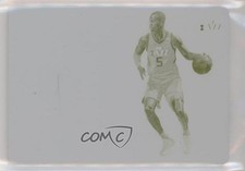 2017-18 National Treasures Tremendous Printing Plate Yellow 1/1 Rodney Hood 5w7