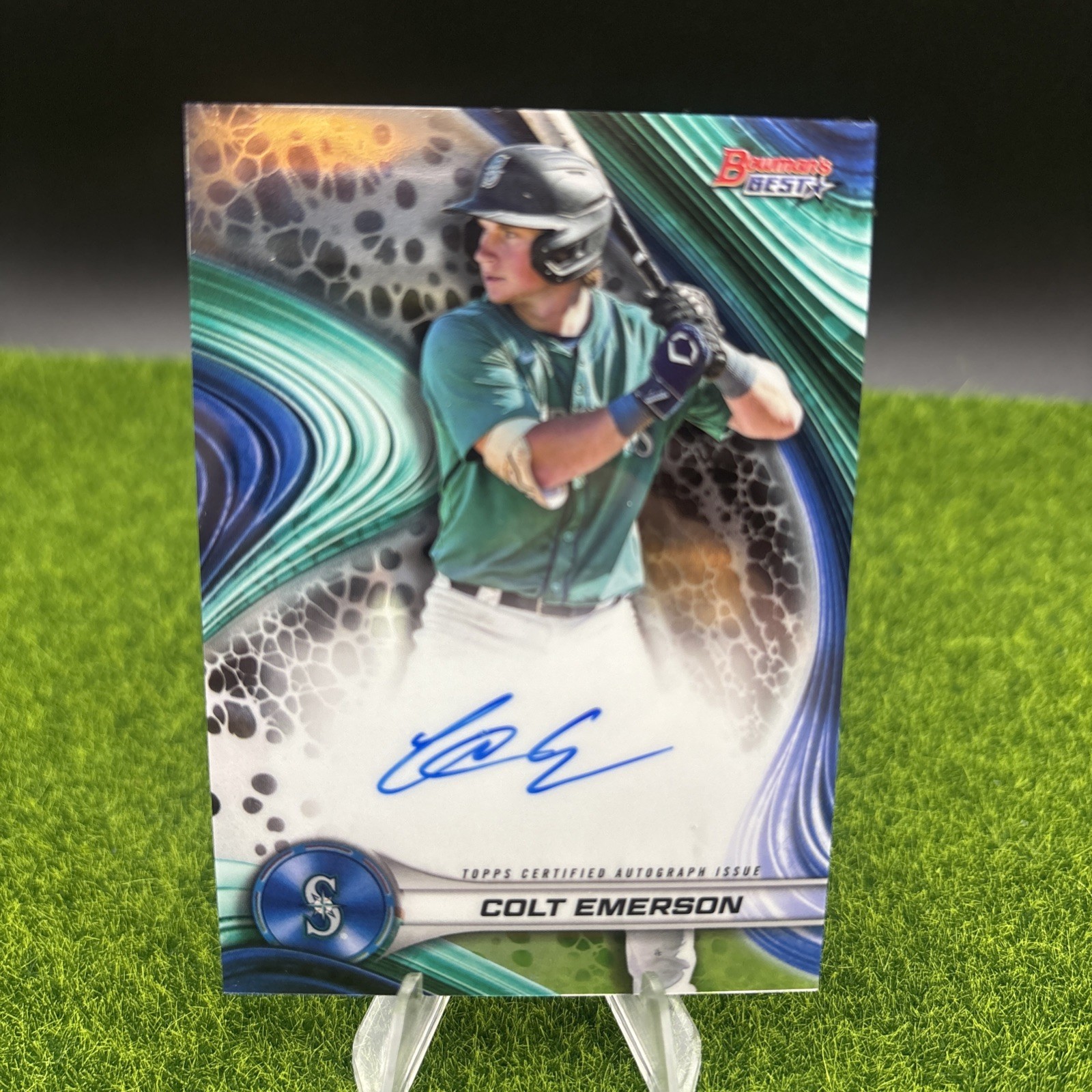 2024 Bowman's Best - Best of 2024 Autographs Colt Emerson #B24-CE Mariners