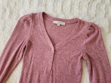 Loft Ann Taylor Long Sleeve Mauve Sweater Womens XXS Petite