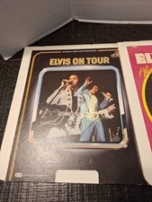 set of 2 Elvis on Tour on Capacitance Electronic Disc CED and Aloha from Hawaii