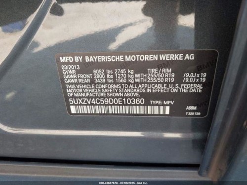 Blower Motor Front Fits 08-14 BMW X6 5004701 - Picture 11 of 12