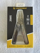 LEATHERMAN® SURGE® 21 Tool Stainless Steel Multi-tool 830160 in Stainless Color