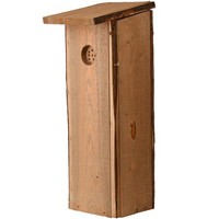 Futterhaus Nistkasten Vogelhaus Brutkasten FüR VöGel Garten Dekoration Aus Holz