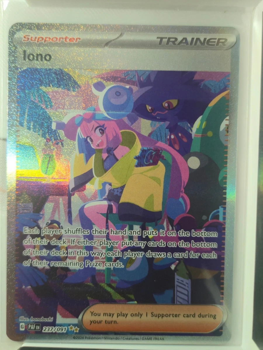 Iono 237/091 SV: Paldean Fates for sale | eBay