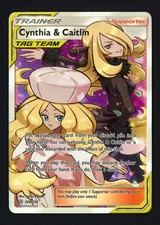 Cynthia & Caitlin 228/236 SM - Cosmic Eclipse Full Art Ultra Rare Pokemon TCG on eBay